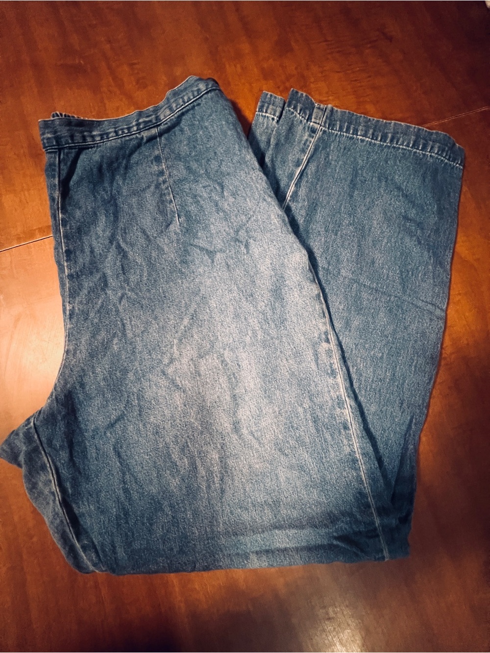 JM Collection Women's Straight-Leg Denim Jeans in Blue